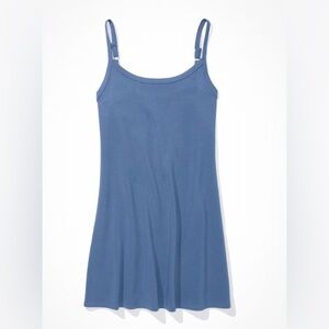 AE Knit Cami Mini Dress – Blue